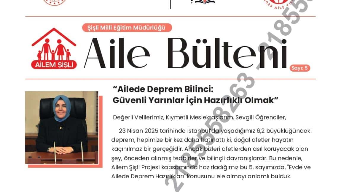 Aile Bülteni 5. Sayı